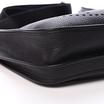 Hermes Taurillon Clemence Evelyne III PM Black 8 of 11