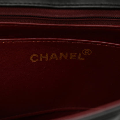 Chanel Lambskin Quilted Small Single Flap Black 7 of 10