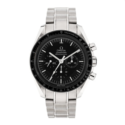 Omega Stainless Steel 42mm Speedmaster Moonwatch Professional Chronograph Manual Winding Watch Black 311.30.42.30.01.005 1 of 6