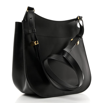 The Row Smooth Calfskin Hunting Bag 11 Black 3 of 11