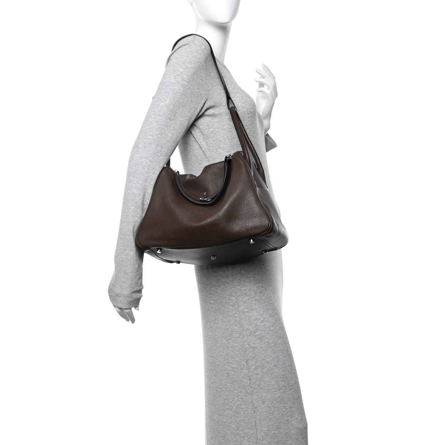 Hermes Taurillon Clemence Lindy 34 Cafe 2 of 13