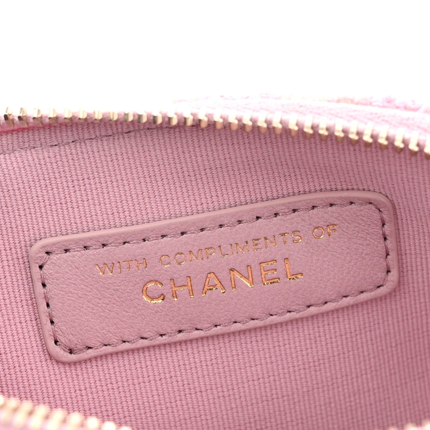 Tweed Quilted Mini Clutch With Chain Pink