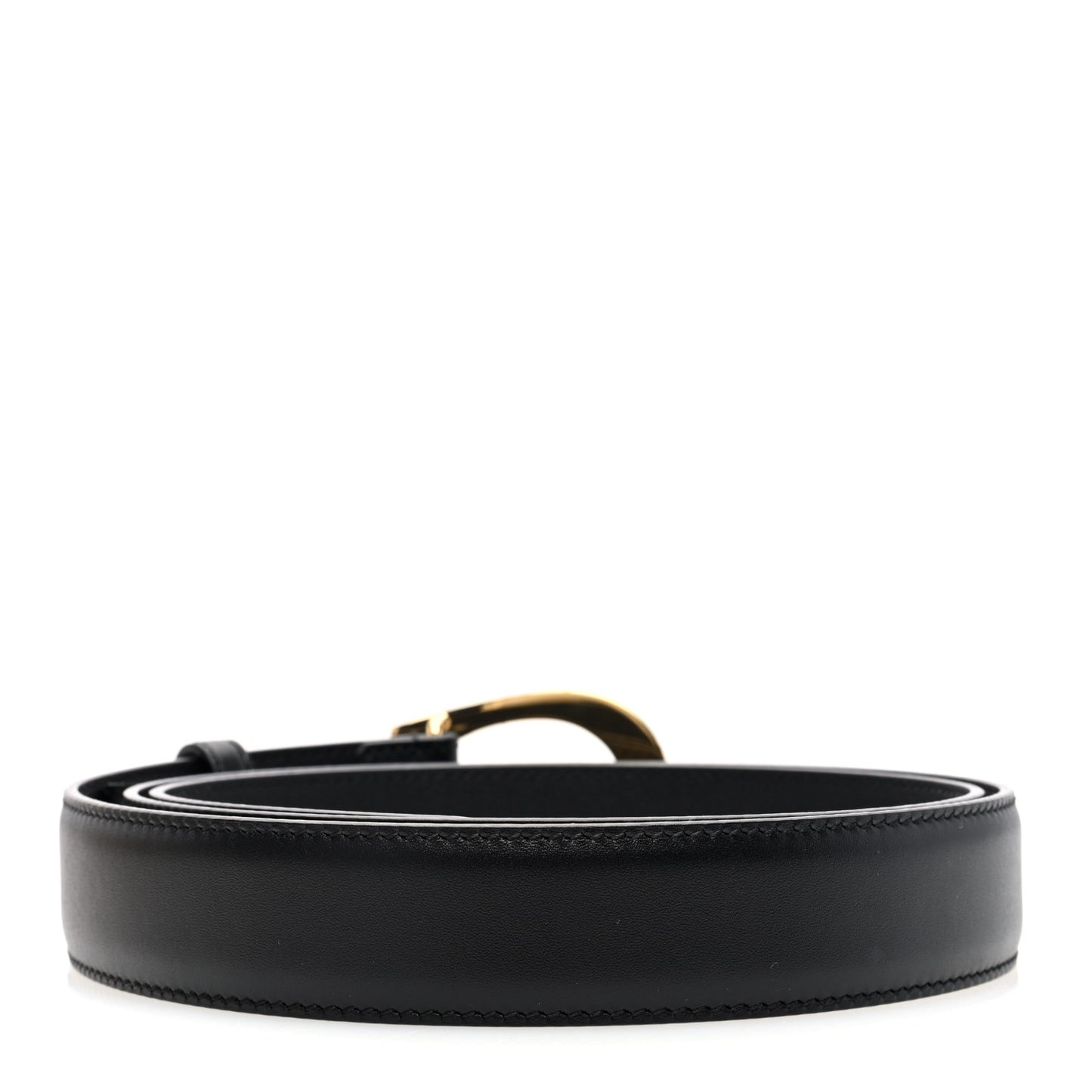 Selleria Calfskin G 30mm Belt 105 42 Black