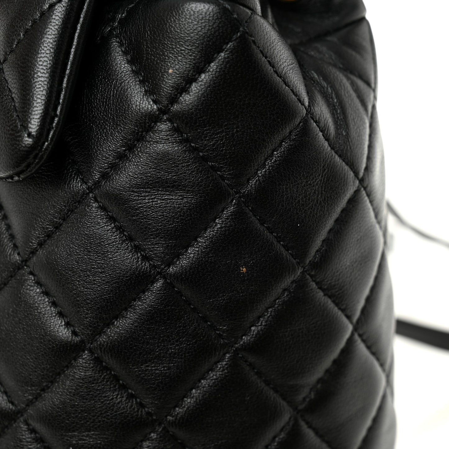 Lambskin Quilted Small Urban Spirit Backpack Black