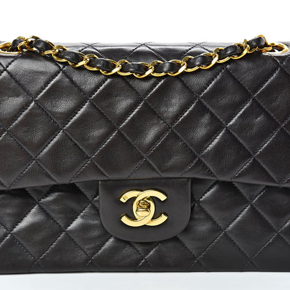 Chanel Lambskin Quilted Small Double Flap Black 8 of 15