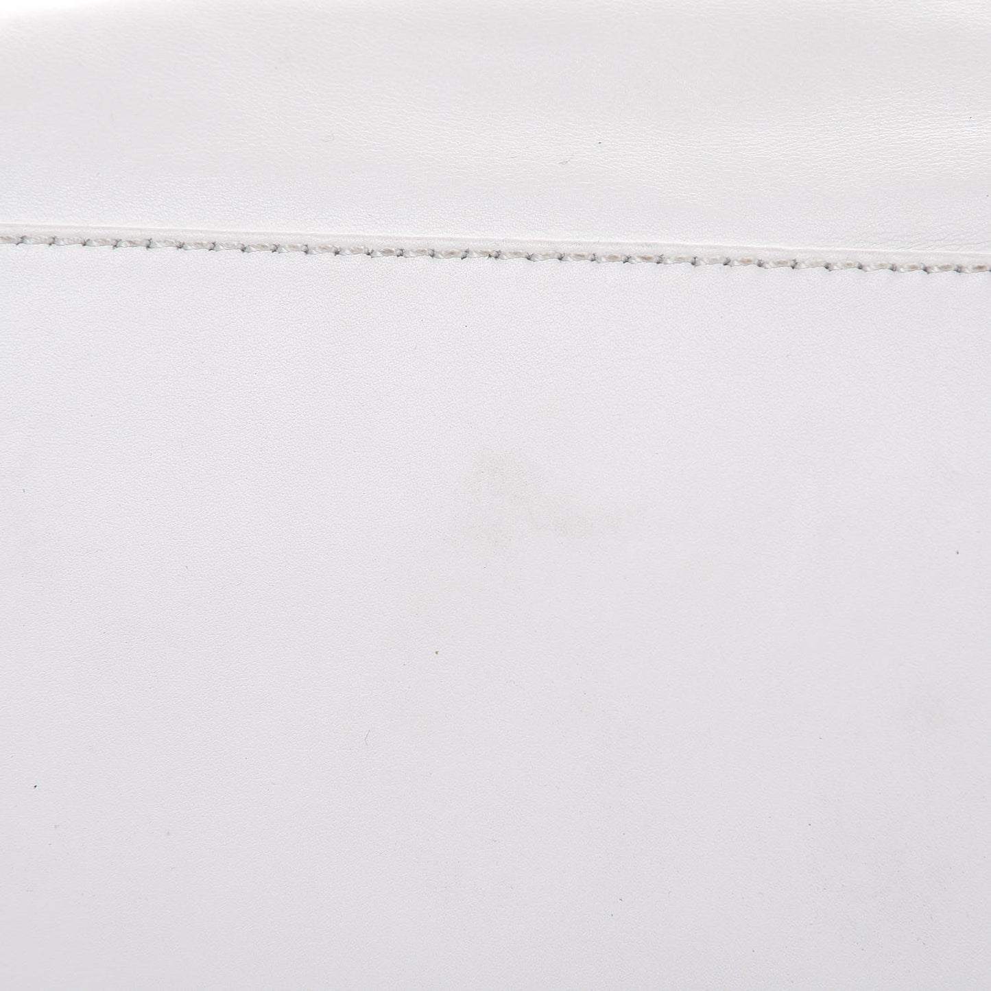 Calfskin Modern Chain Rhodoid East West Tote White