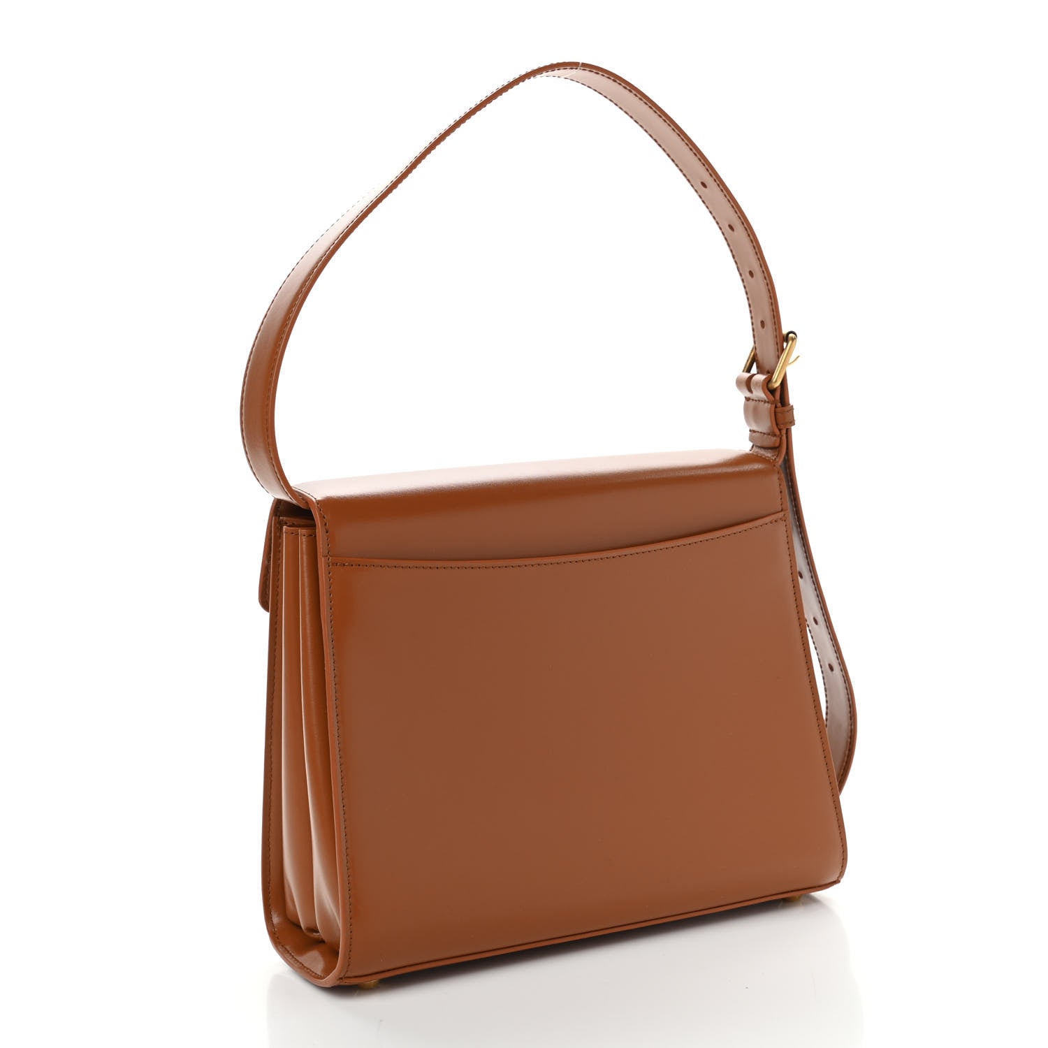 Balenciaga Shiny Box Calfskin Medium Ghost Shoulder Bag Camel 6 of 28