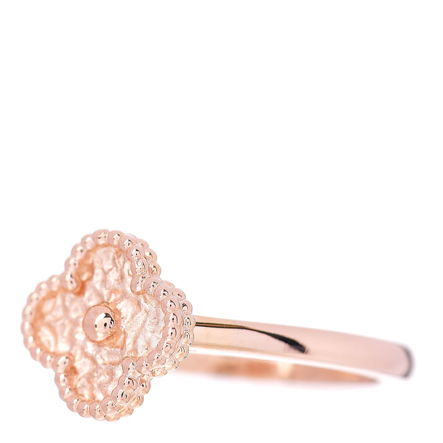 18K Rose Gold Sweet Alhambra Ring 49 4.75