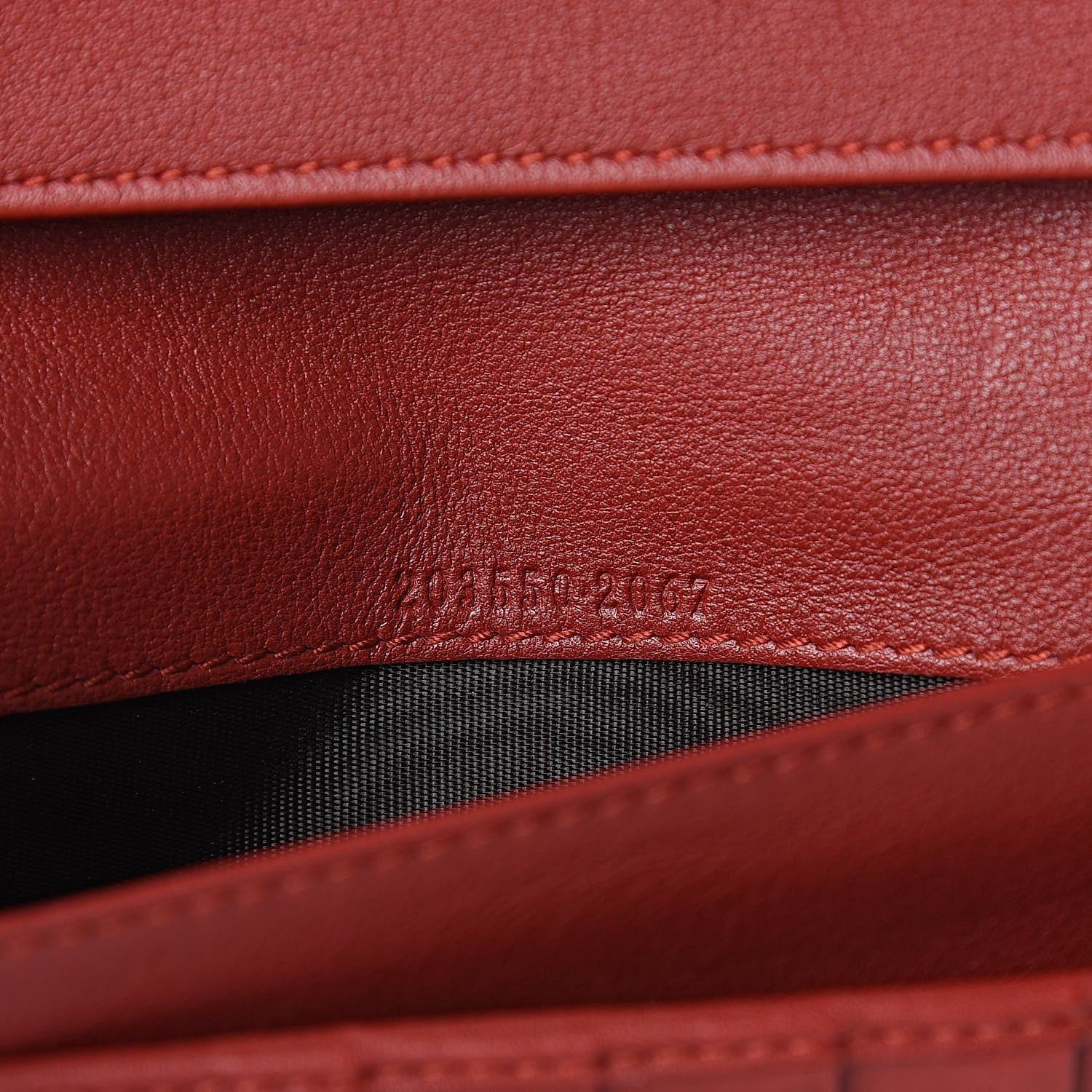Gucci Patent Microguccissima Heart Continental Wallet Red 7 of 10