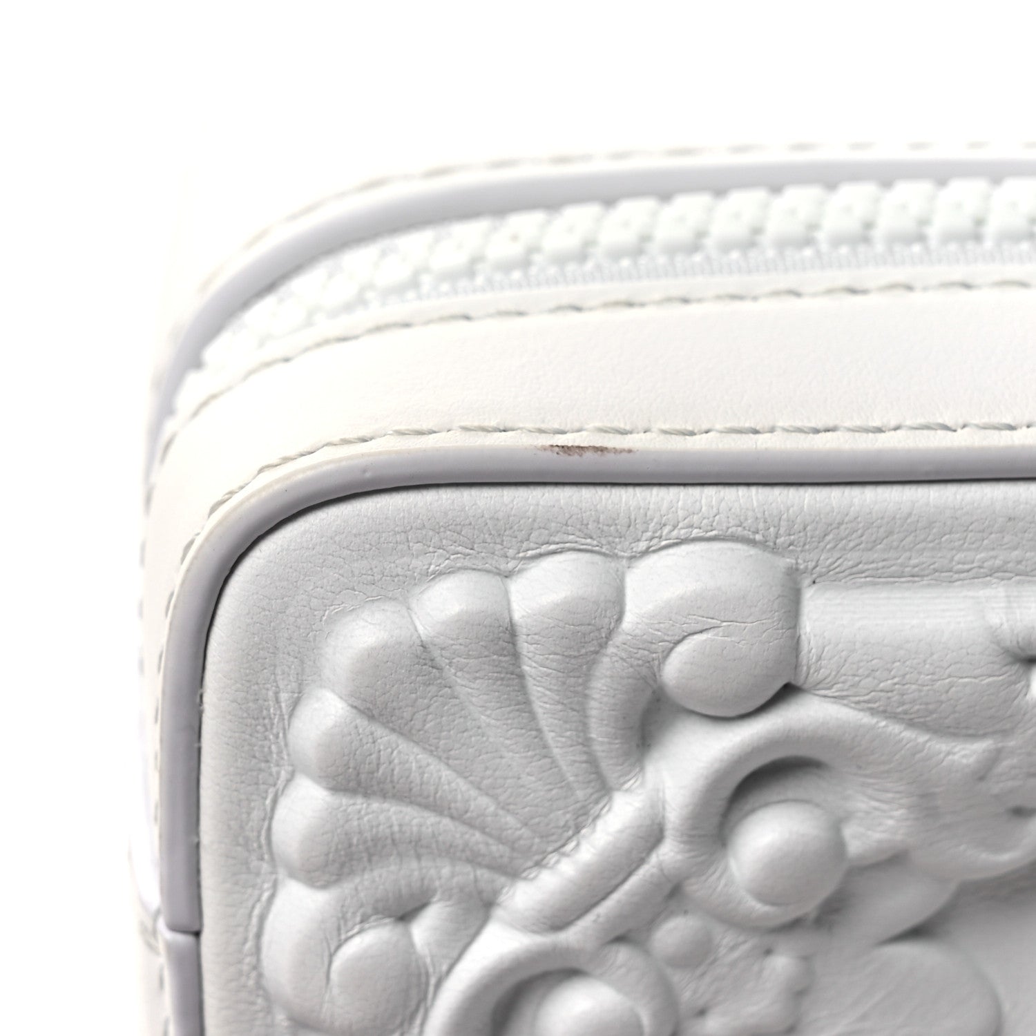 Louis Vuitton Calfskin LV Ornament Soft Trunk Optic White 10 of 10