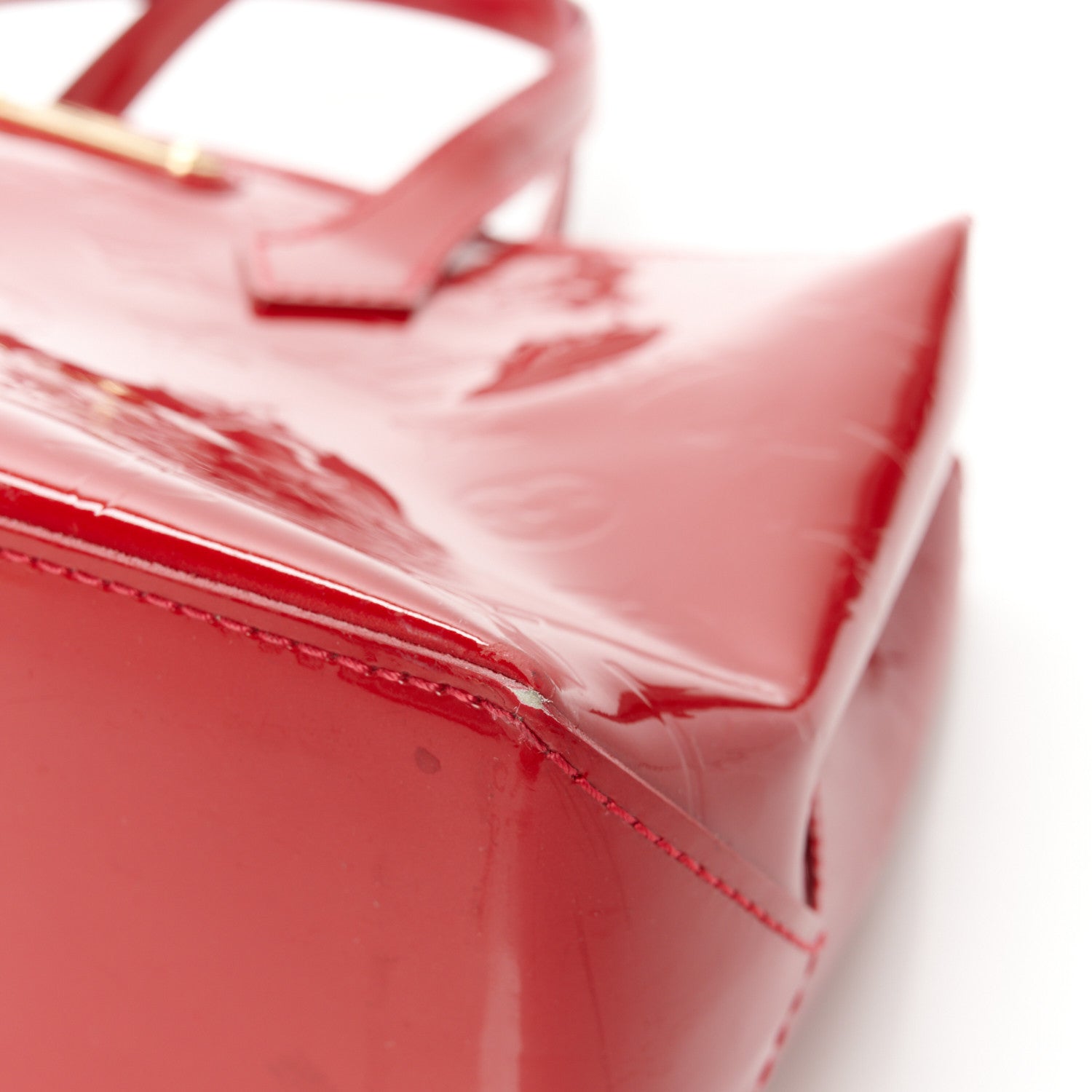 Louis Vuitton Vernis Wilshire PM Pomme D'Amour 11 of 13