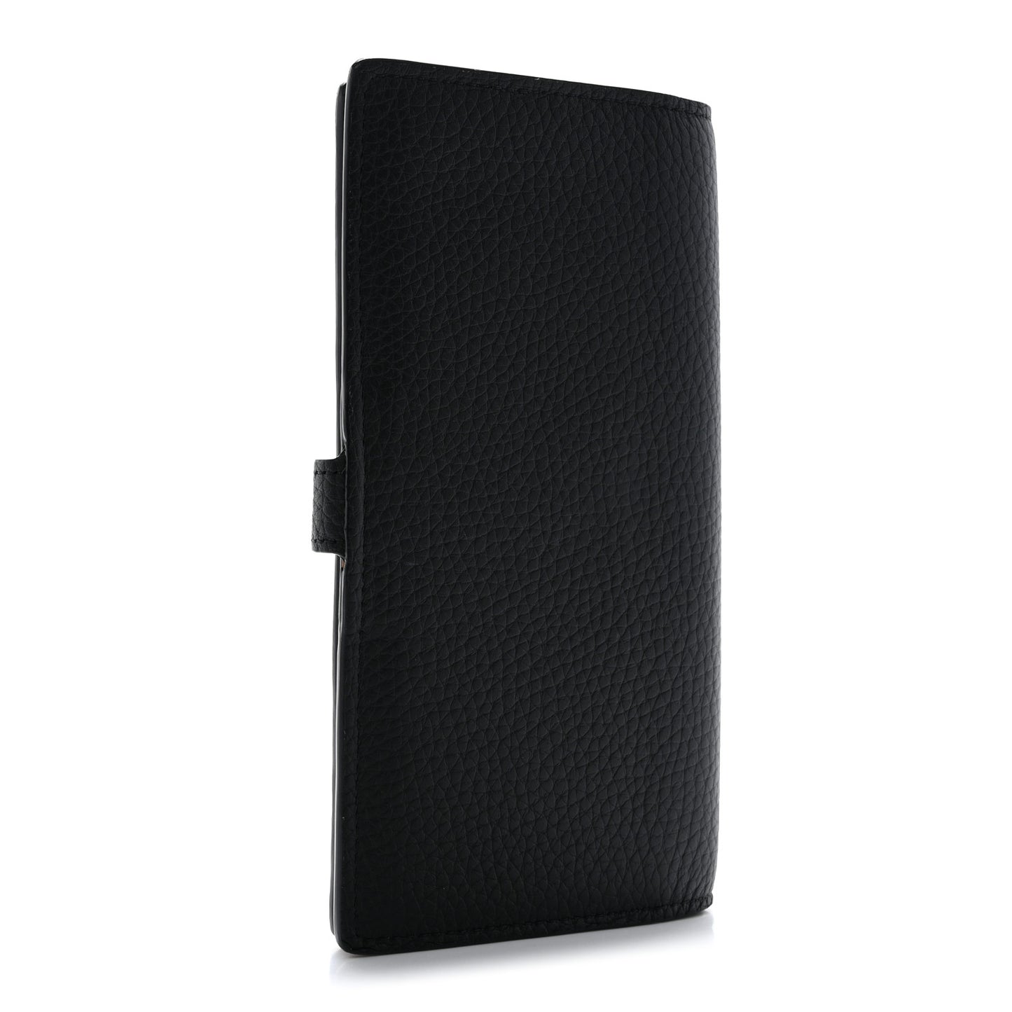 Taurillon LV Vertical Capucines Wallet Black Arizona