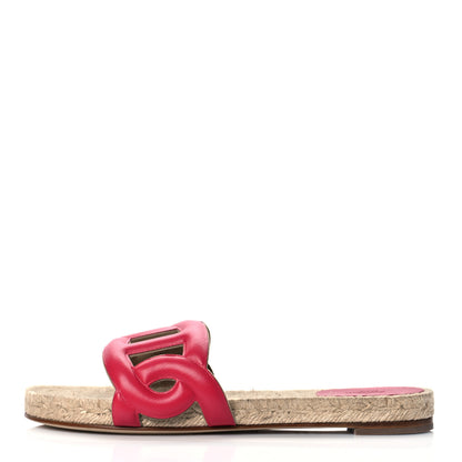 Hermes Nappa Famosa Espadrille Sandals 37 Rosa Framboise 1 of 7