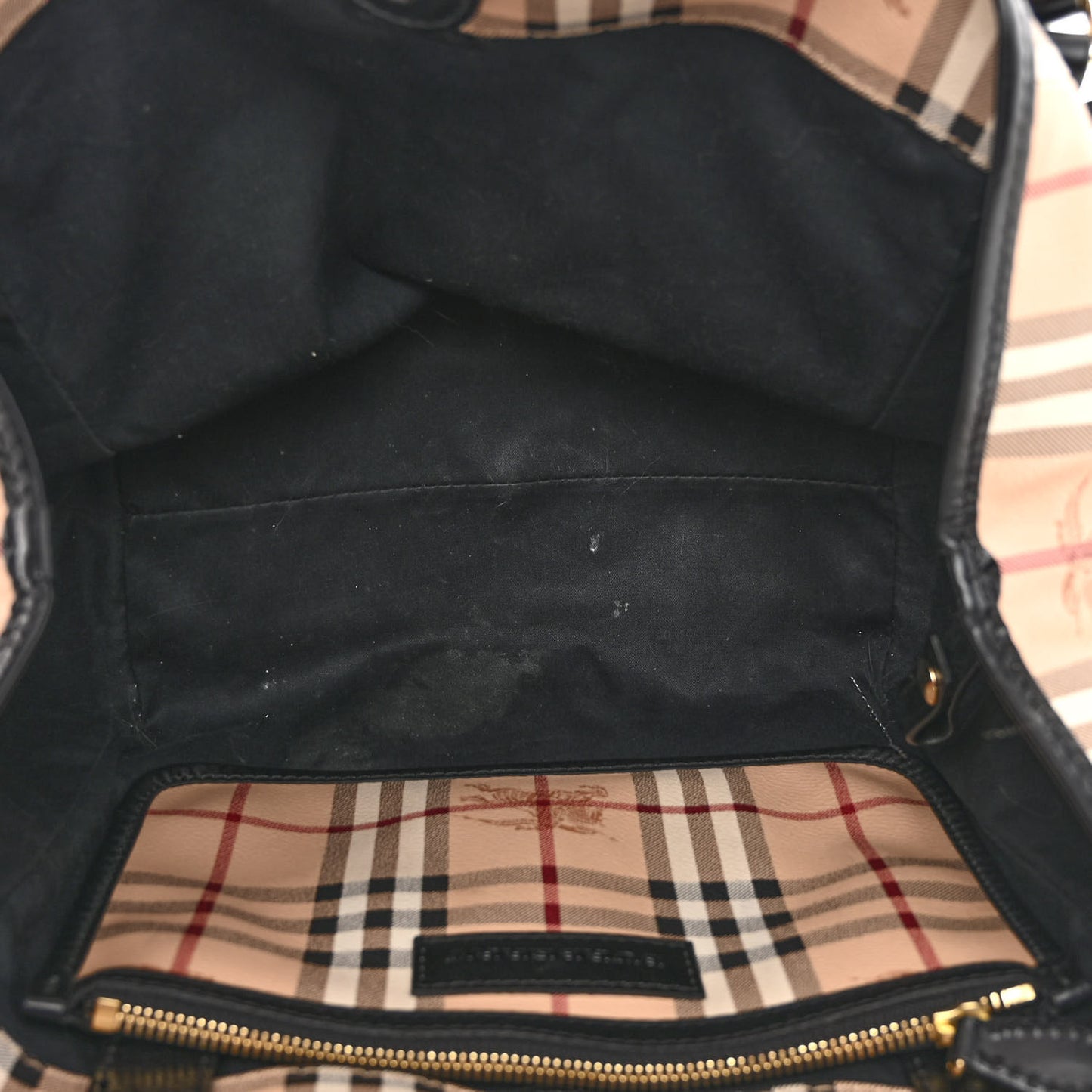 Haymarket Check Small Canterbury Tote Chocolate