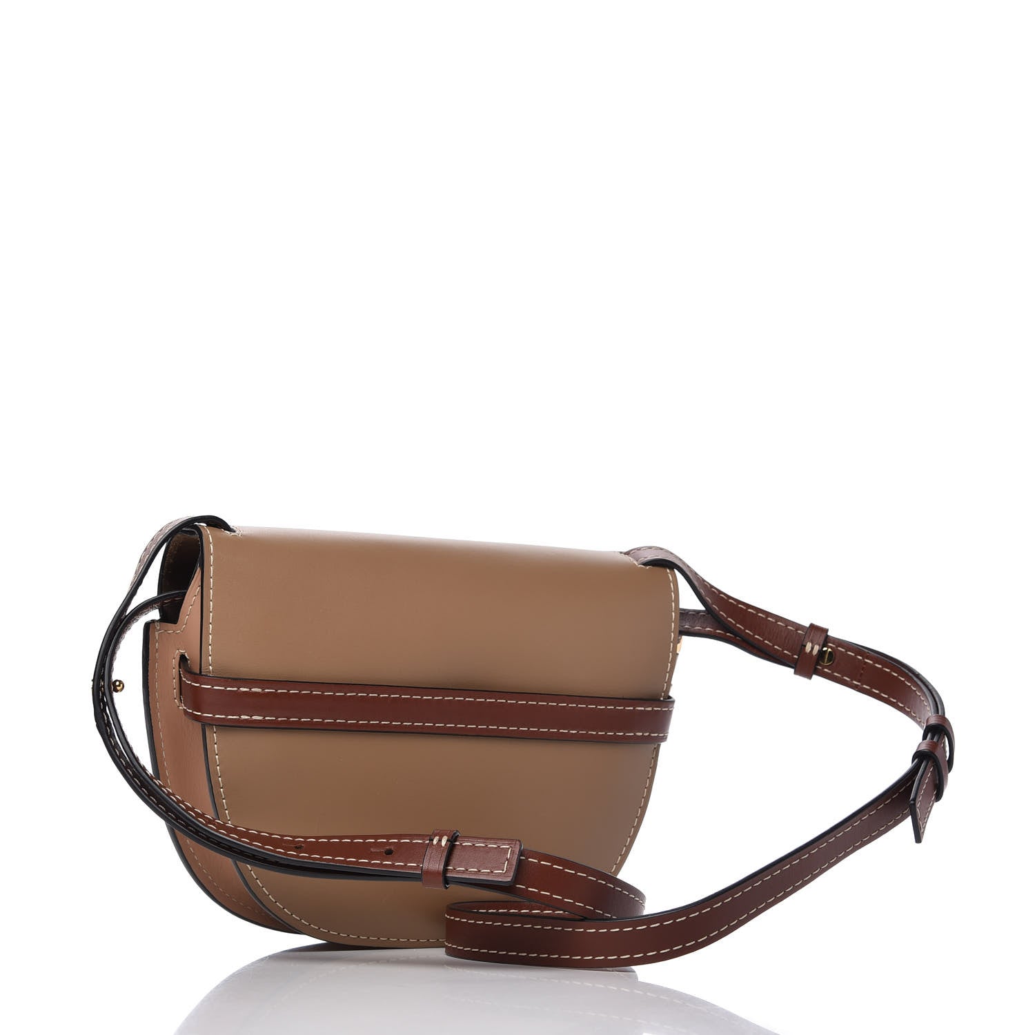 Loewe Calfskin Small Gate Crossbody Bag Taupe 3 of 9