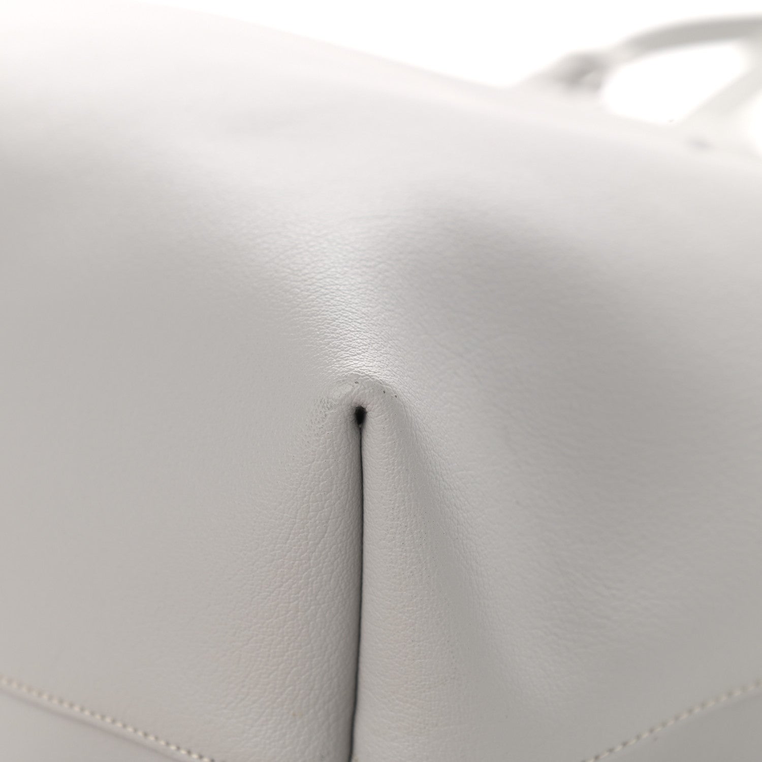 Saint Laurent Calfskin Large Shopping Tote Granite 11 of 16