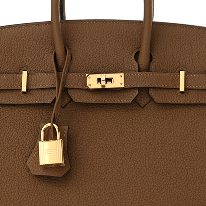 Hermes Togo Birkin 25 Alezan 6 of 9