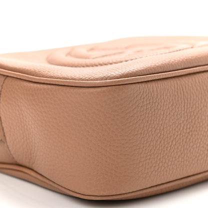 Gucci Pebbled Calfskin Small Soho Disco Bag Camelia 9 of 10