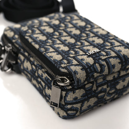 Christian Dior Oblique Micro Rider Pouch Blue 7 of 8