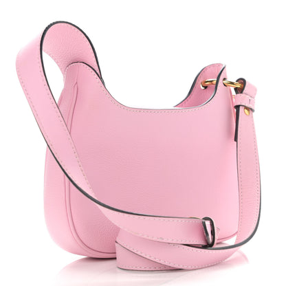 Versace Calfskin La Medusa Small Hobo Crossbody Pink 3 of 10