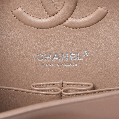 Chanel Caviar Quilted Medium Double Flap Dark Beige 6 of 13