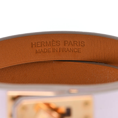 Hermes Swift Kelly Double Tour Bracelet T2 Mauve Pale 4 of 5