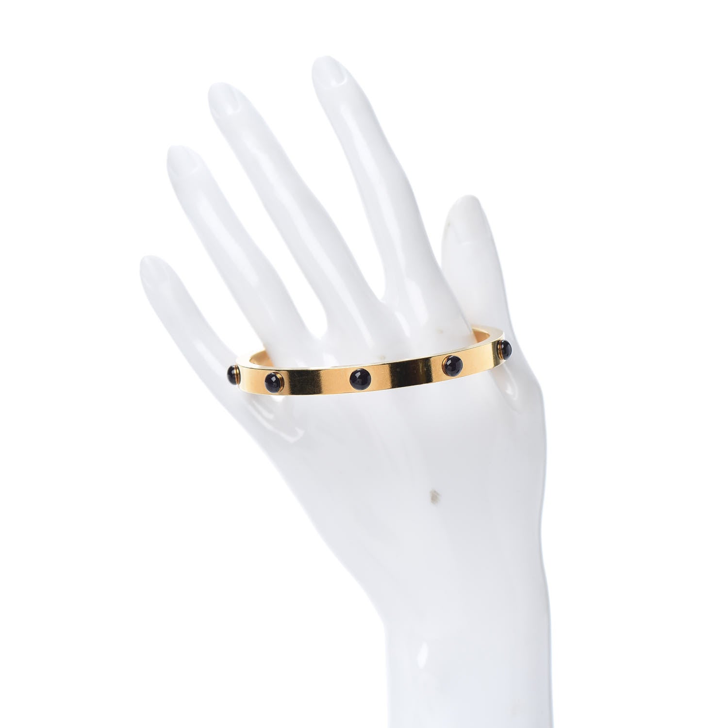 Louis Vuitton Lacquer Medium Gimme a Clue Bracelet Blue Nuit 2 of 4