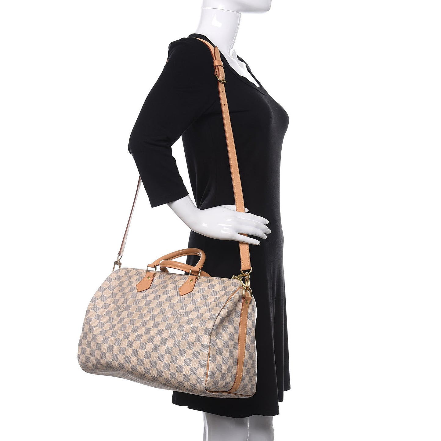 Damier Azur Speedy Bandouliere 35