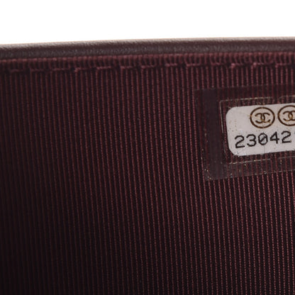 Chanel Caviar Quilted Yen Wallet Black 8 of 9