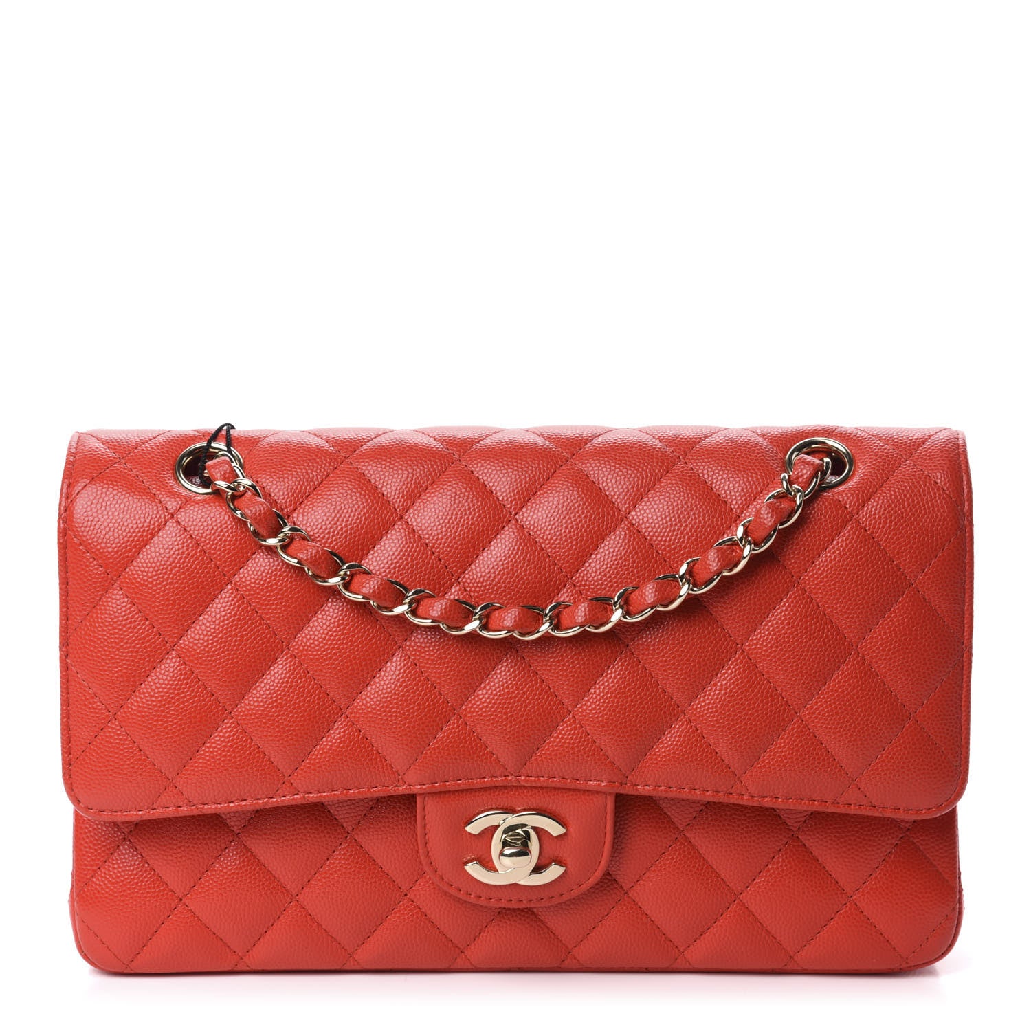 Chanel Caviar Quilted Medium Double Flap Red 1 of 11