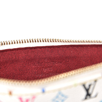 Louis Vuitton Monogram Multicolor Pochette Plate GM White 6 of 6