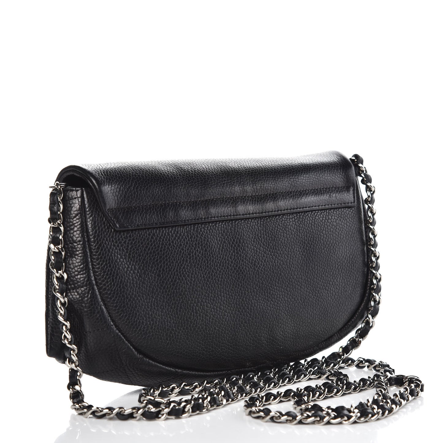 Caviar Half Moon Wallet On Chain WOC Black