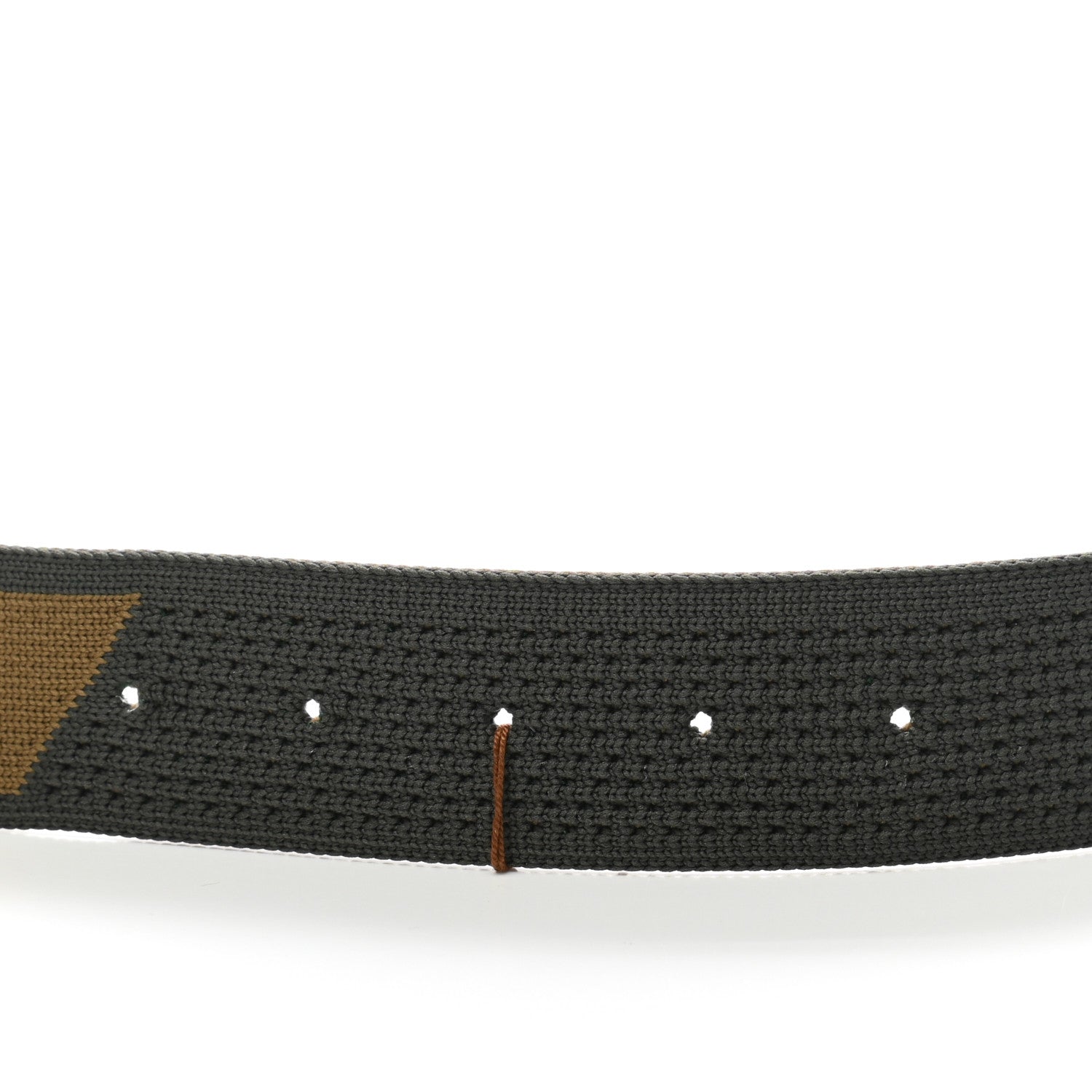Hermes Nylon Mesh 32mm Sprint Belt Strap XL Vert De Gris Corteccia 5 of 6