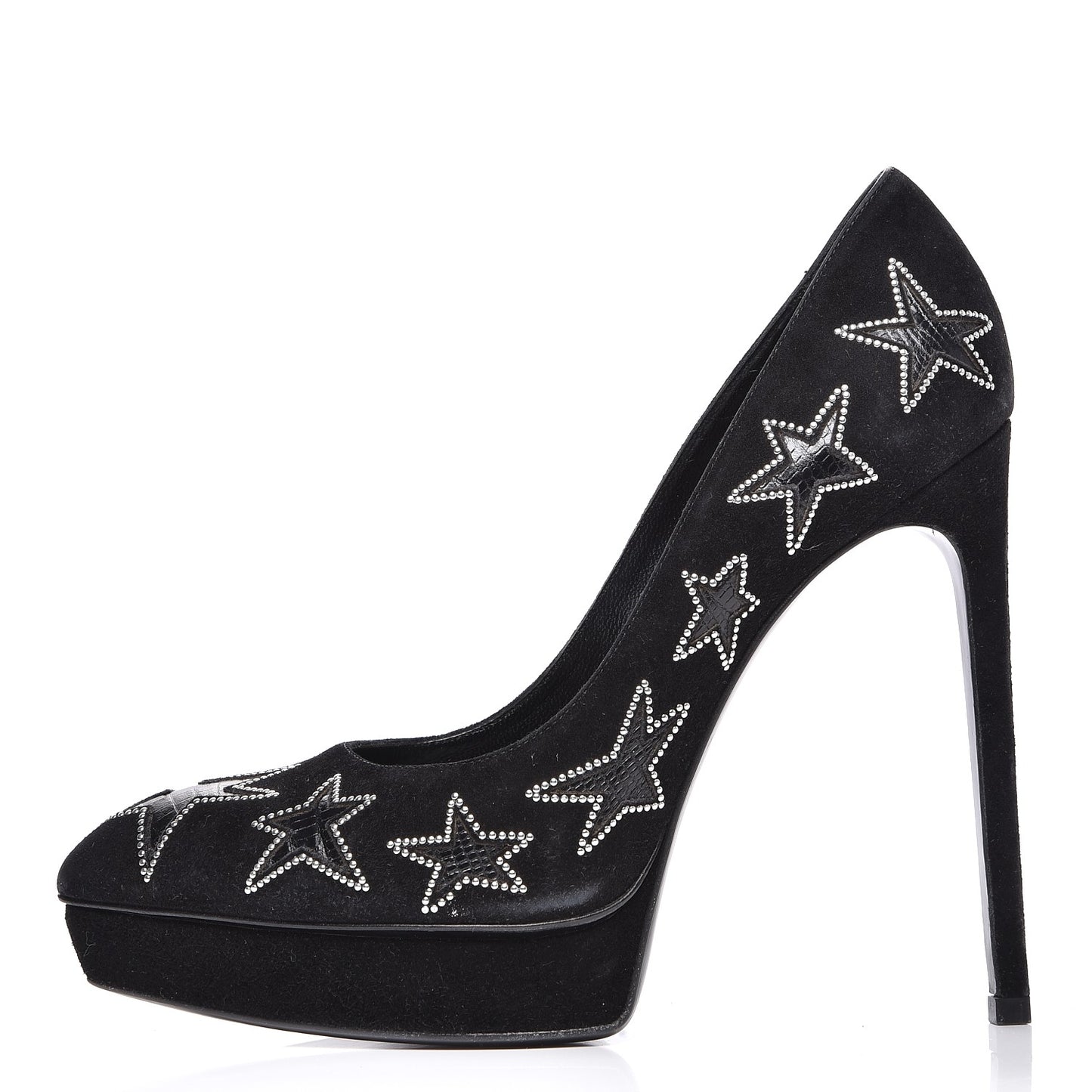 Suede Star Janis 105 Platform Pumps 38 Black