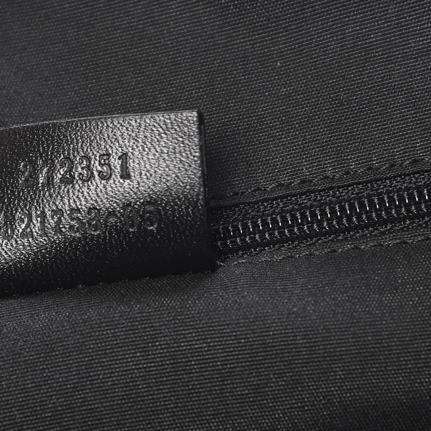 Gucci Nylon Monogram Messenger Bag Black 7 of 13