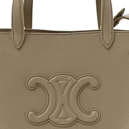 Celine Grained Calfskin Triomphe Mini Cabas Anais Modern Taupe 9 of 13