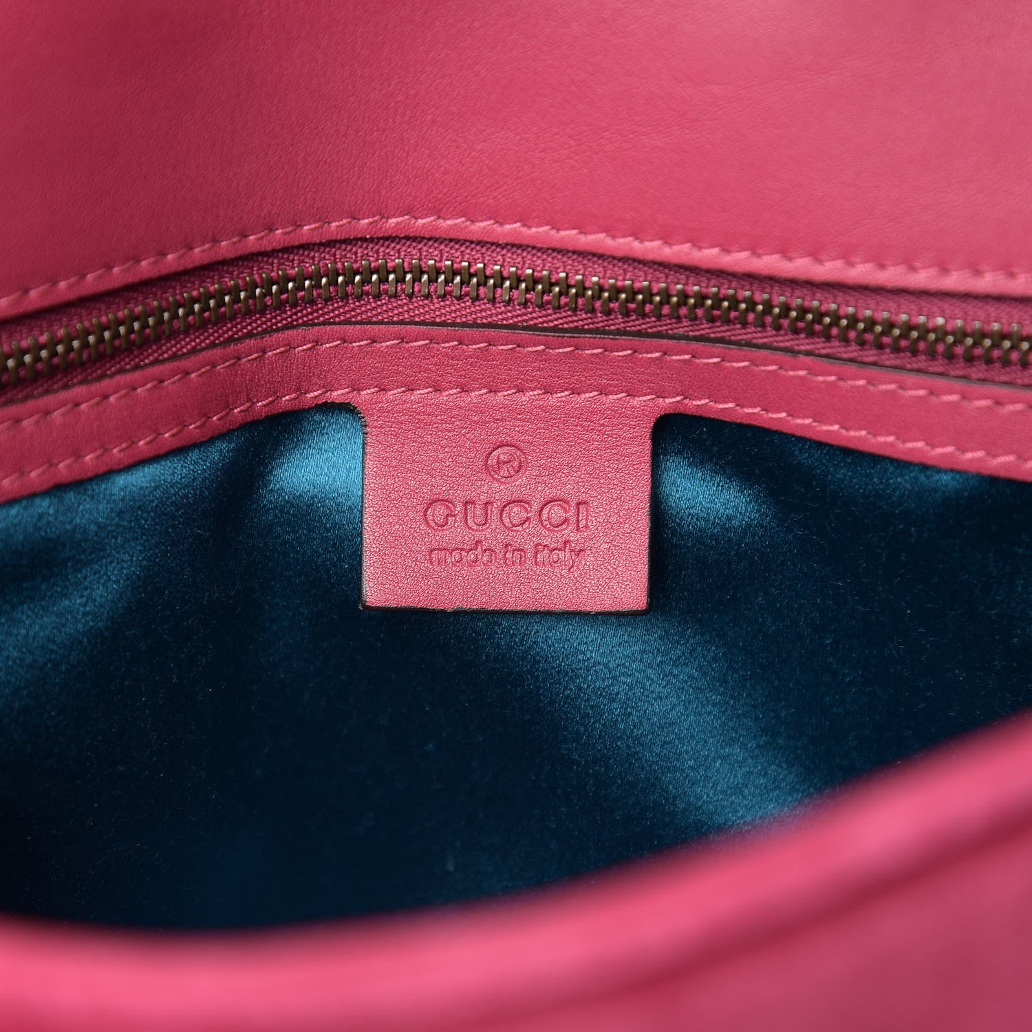 Gucci Velvet Matelasse Small GG Marmont Shoulder Bag Light Raspberry Rose 5 of 9