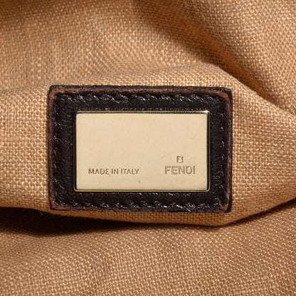 Fendi Zucca Nappa Nuvolata Vitello Tortuga Spy Tobacco Moro 6 of 9
