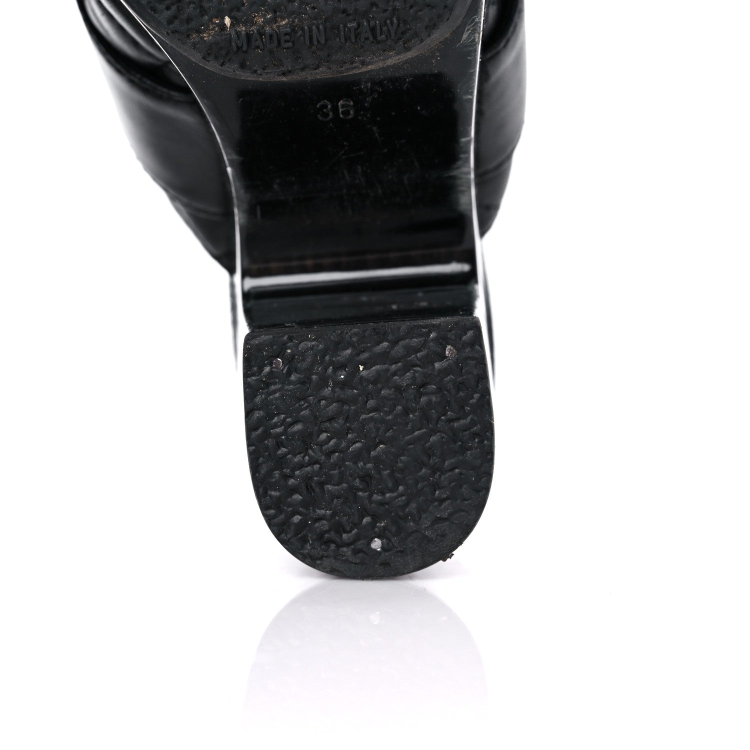 Chanel Lambskin Quilted CC Turn Lock Clogs 36 Black 8 of 16