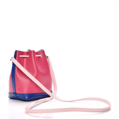Louis Vuitton Epi Nano Noe Hot Pink Blue 3 of 7