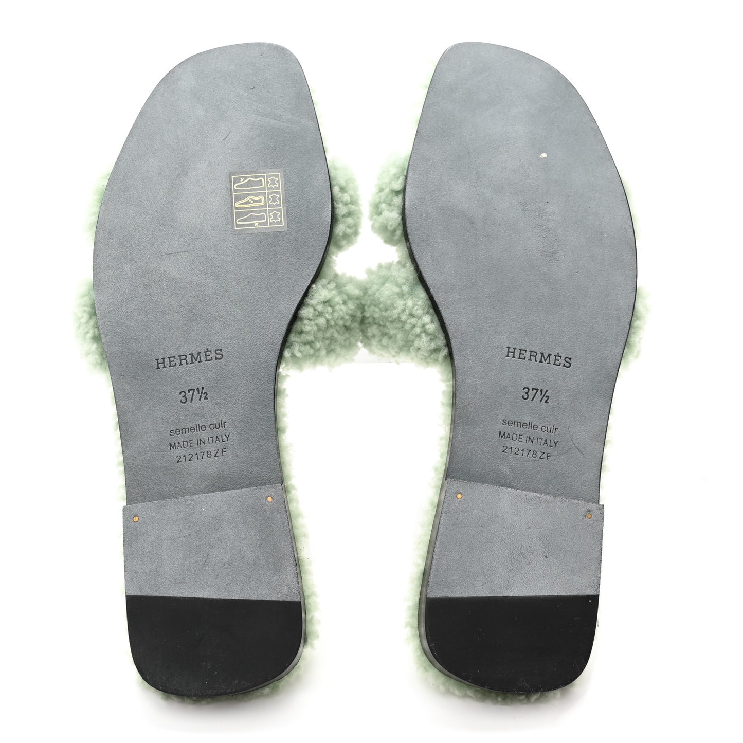 Woolskin Oran Sandals 37.5 Vert D’Eau