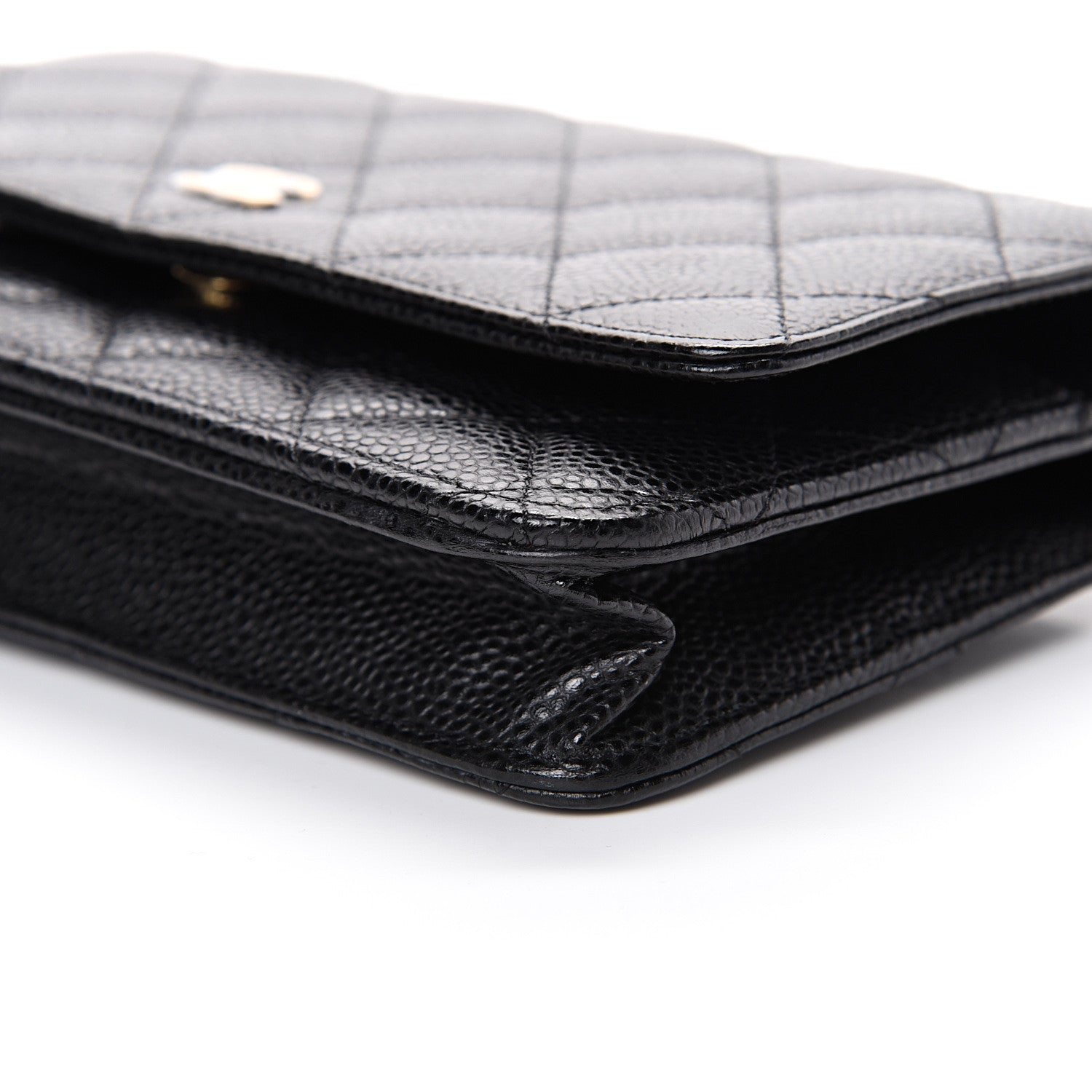 Chanel Caviar Quilted Wallet On Chain WOC Black 10 of 11