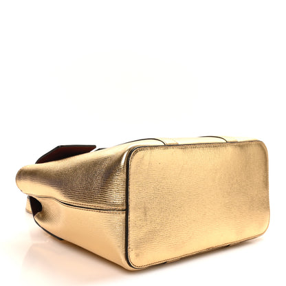 Mulberry Metallic Printed Goatskin Small Bayswater Satchel Gold 4 of 9