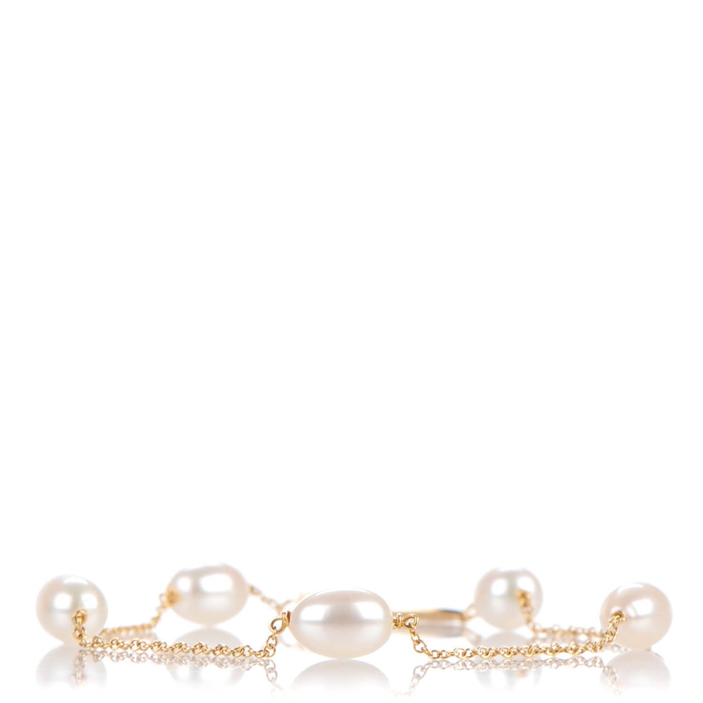18K Yellow Gold Pearl 6-6.5mm Elsa Peretti Pearls By The Yard Bracelet