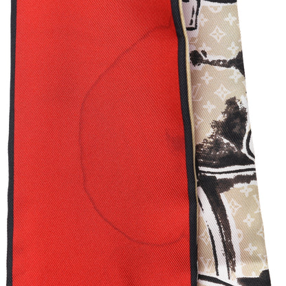 Louis Vuitton Silk Monogram Trunks Bandeau Brown 6 of 7