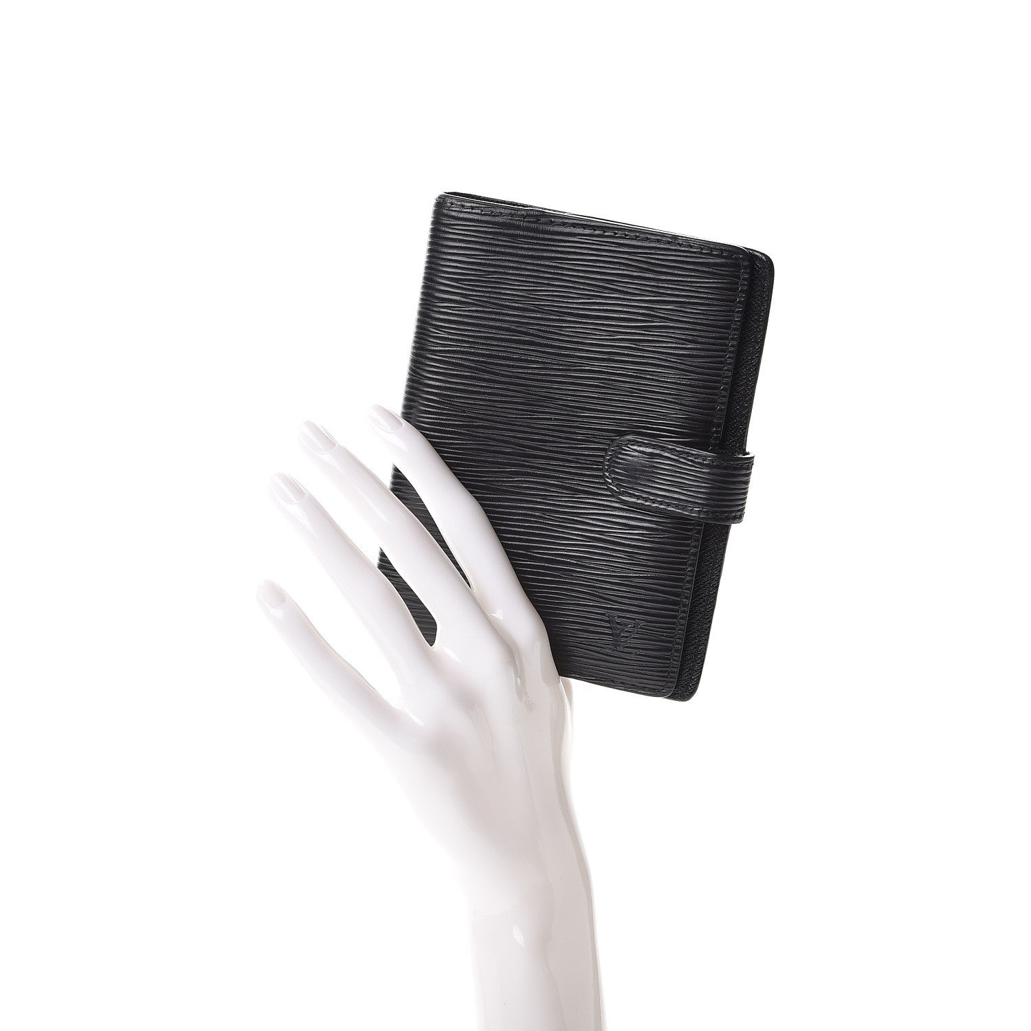 Louis Vuitton Epi Small Ring Agenda Cover Black 2 of 10