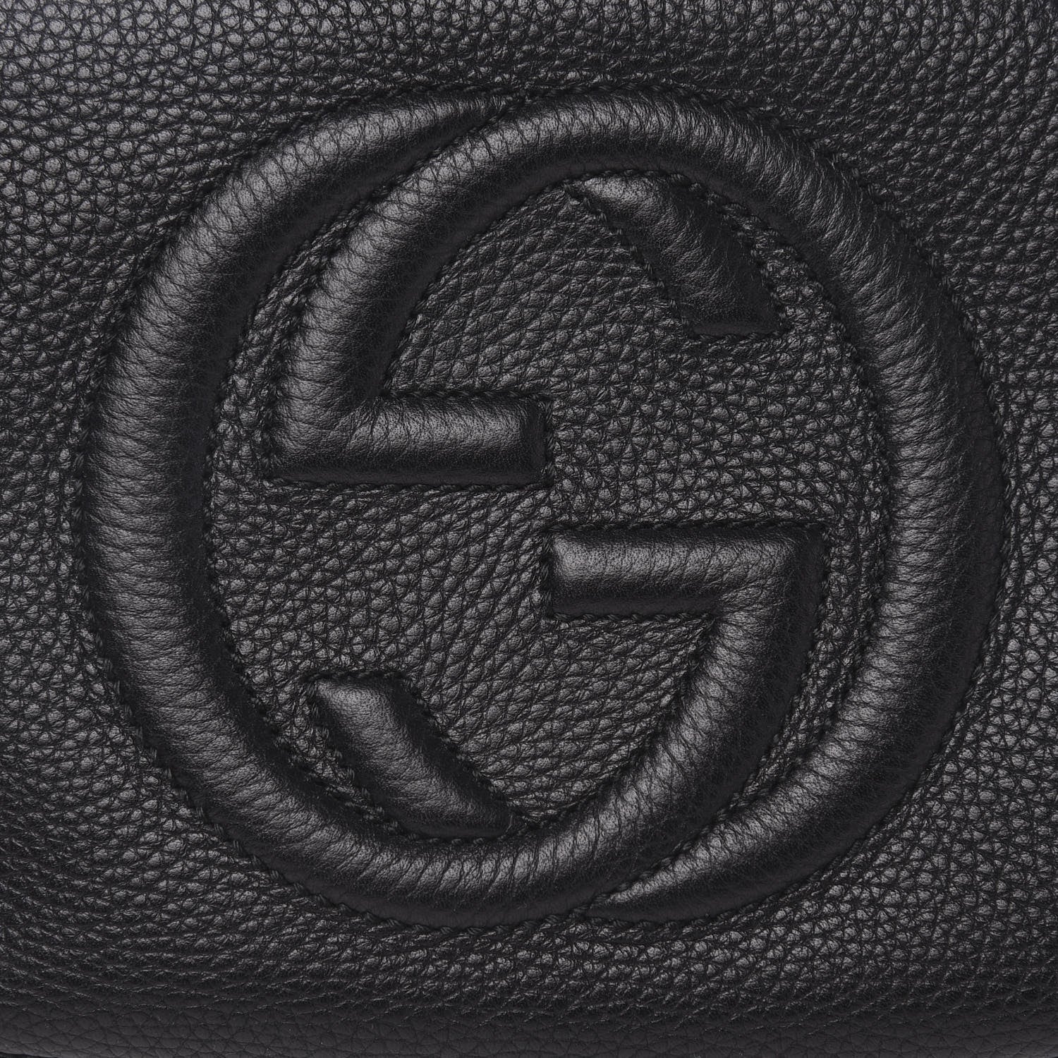 Gucci Pebbled Calfskin Small Soho Disco Bag Black 8 of 10
