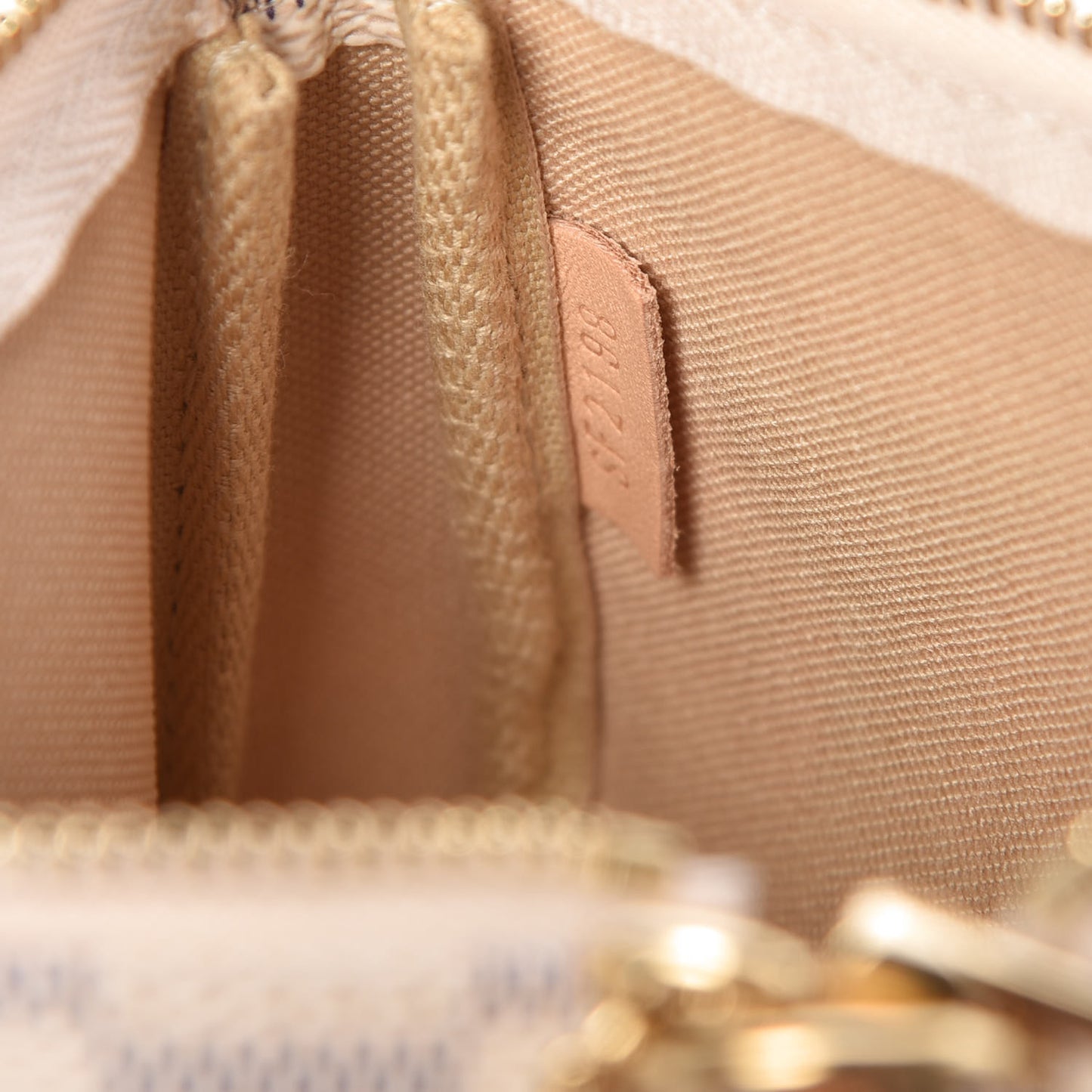 Damier Azur 2018 Christmas Animation Mini Pochette Accessories