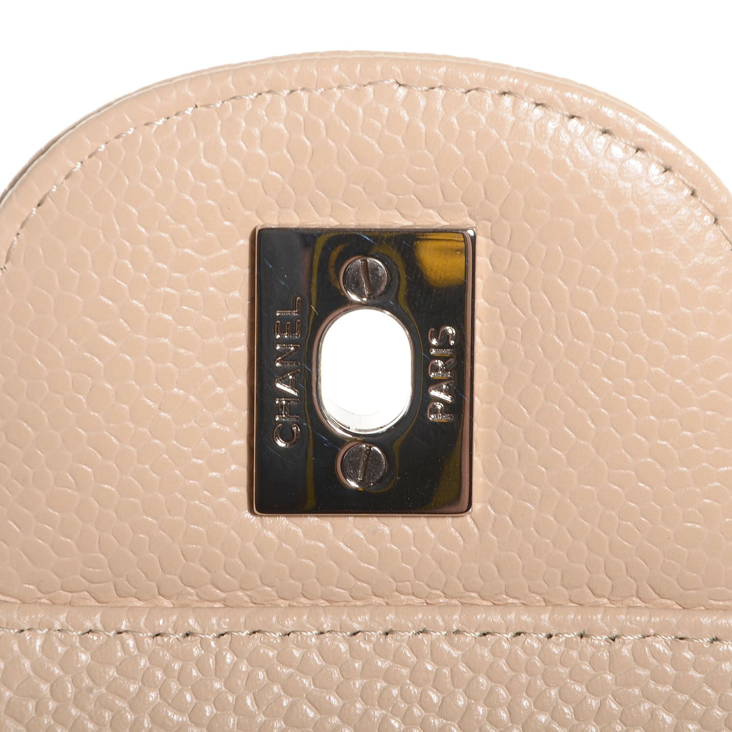 Chanel Caviar Jumbo Double Flap Light Beige 6 of 9