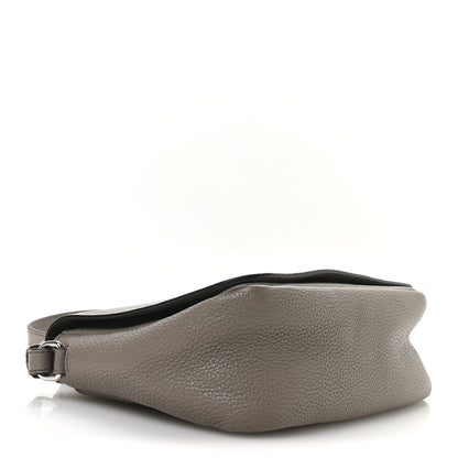 Prada Vitello Daino Soft Flap Crossbody Argilla 4 of 10